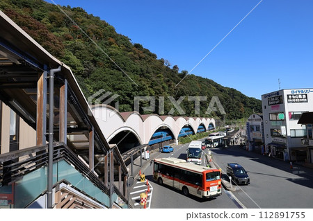 箱根登山電車“箱根湯本站” 箱根登山電車“箱根湯本站” 112891755