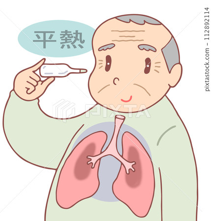 Illness/Disease - Hidden pneumonia/elderly disease/no symptoms Illness/Disease - Hidden pneumonia/elderly disease/no symptoms 112892114