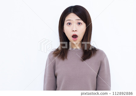 驚訝的女人 112892886