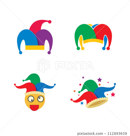 Clown character illustration 112893639