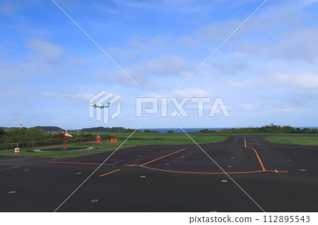 Scenery of Iki Airport and its surroundings, Iki City, Nagasaki Prefecture (2022) 112895543