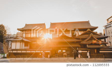 Dogo Onsen in the evening 112895555