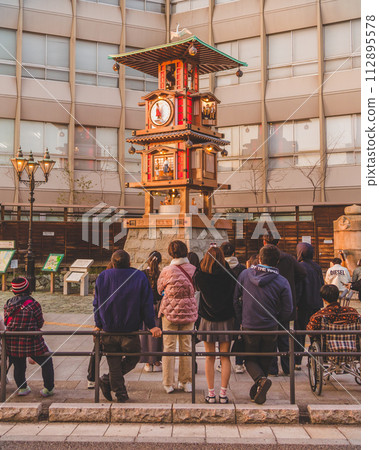 Dogo Onsen in the evening Dogo Onsen in the evening 112895578