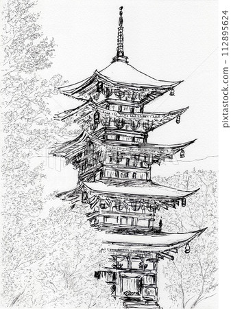 Five-fold tower Five-fold tower 112895624