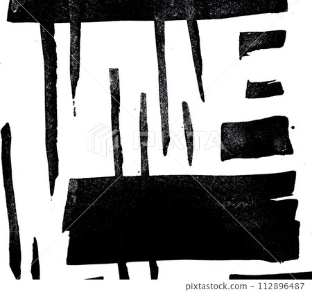 Abstract black and white brush strokes painted on white paper.background. Abstract black and white brush strokes painted on white paper.background. 112896487