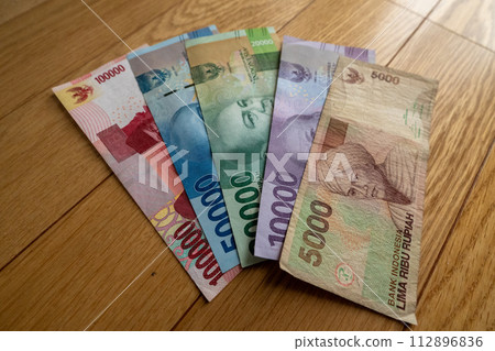 foreign banknotes, foreign bills, money foreign banknotes, foreign bills, money 112896836