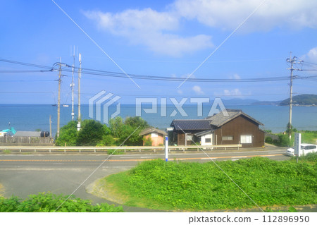 從築肥線鹿屋站到越前前原站的車窗所看到的景色（2022年） 112896950