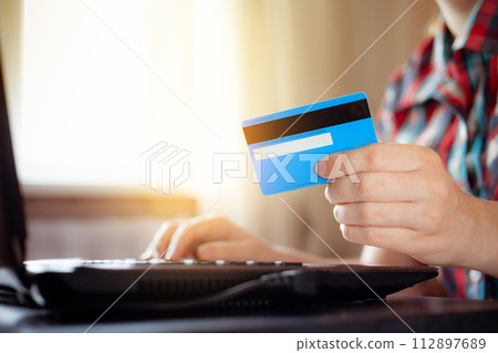 Home shopping. Online shopping on the Internet. Home shopping. Online shopping on the Internet. 112897689