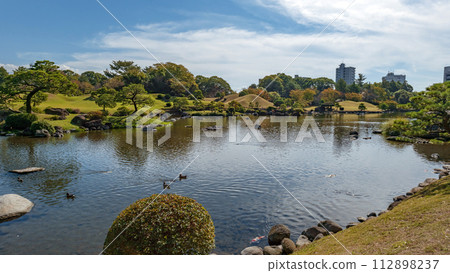 Kumamoto Suizenji Park interior scenery Kumamoto Suizenji Park interior scenery 112898237