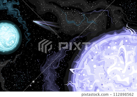 Vector Fantasy Space Chart Vector Fantasy Space Chart 112898562