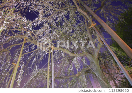 illuminated at night illuminated at night 112898660