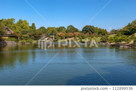 熊本水前寺公園內的美景 112899536