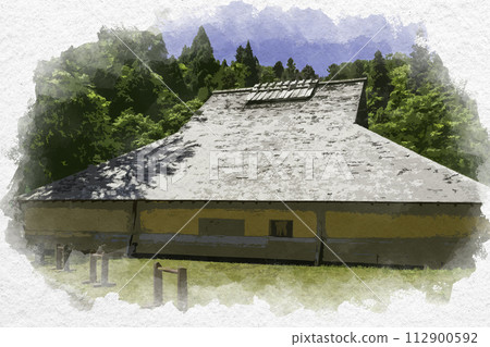 水彩畫風格 雲南菅谷 山內多多野 島根縣雲南市 112900592