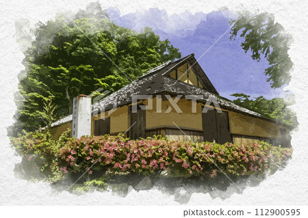 水彩畫風格 雲南菅谷 山內多多野 島根縣雲南市 112900595