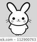 Illustration of a rabbit generated by AI 112900763