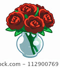 Carnation illustration generated by AI 112900769