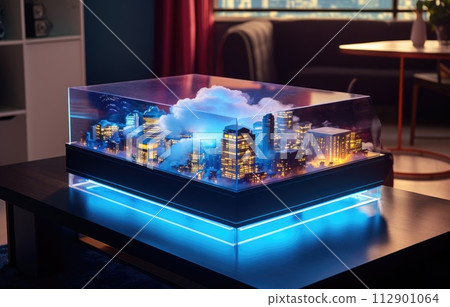 Cloud computing concept. Smart city wireless internet communication with cloud storage, cloud services. Download, upload data on server. Cloud computing concept. Smart city wireless internet communication with cloud storage, cloud services. Download, upload data on server. 112901064