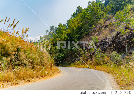 A road in the mountains. A road in the mountains. 112901798