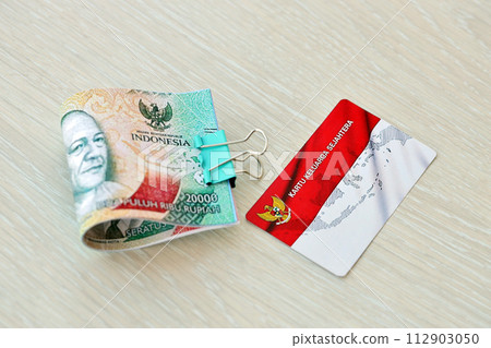 Indonesia KKS prosperous family card originally called kartu keluarga sejahtera. Used for community programs Indonesia KKS prosperous family card originally called kartu keluarga sejahtera. Used for community programs 112903050