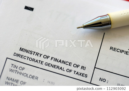 Indonesian tax form 1721 a1 Income Tax withholding art 21 for employee or recipients of pension or retirement allowance and retirement savings 112903092
