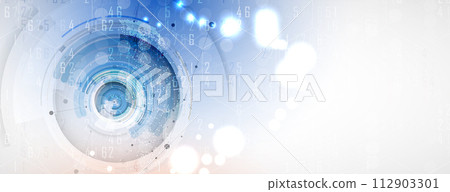 Abstract Artificial intelligence. Cloud computing. Machine learning. Technology web background. Virtual concept futuristic background Abstract Artificial intelligence. Cloud computing. Machine learning. Technology web background. Virtual concept futuristic background 112903301
