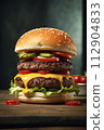 Photo of a juicy burger 112904833