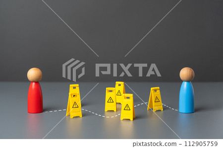 Find understanding between people. Reach your opponent. Building a bridge of understanding and reasoning. Discover common ground. Pave way for cooperation or peaceful disagreement. Resolving conflict 112905759