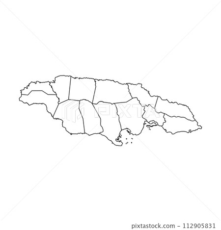 Jamaica map icon 112905831