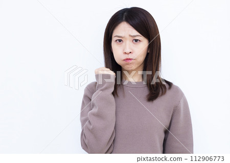 An angry lady An angry lady 112906773