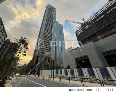麻布台 Hills 開幕前 施工中 2023 年 11 月 112908151