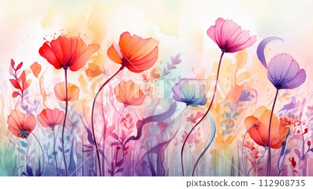 Colorful Flowers Wallpaper for Refreshing Summer Vibes 112908735