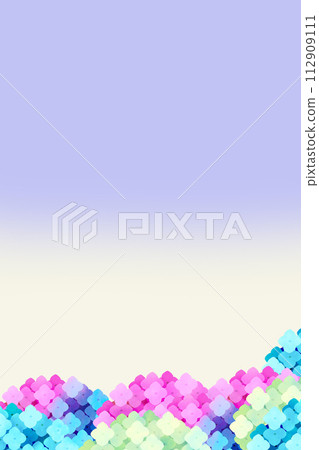 繡球花模板 繡球花模板 112909111