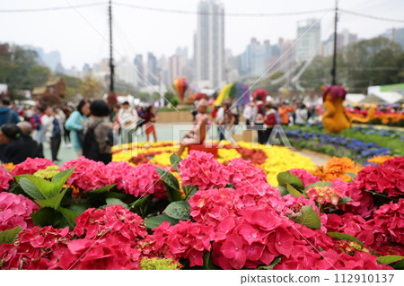 theme Floral Joy Around Tow, HK Flower Show March 15 2024 112910137