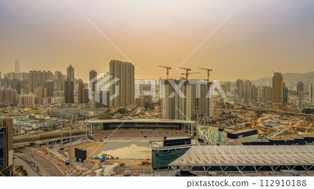 development of Kai Tak Airport, Kowloon city, Hong Kong March 17 2024 112910188