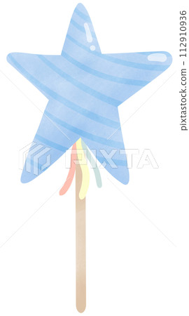 Star wood toy stick 112910936