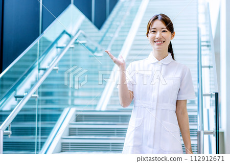 Female nurse image shooting cooperation "LINK FOREST" Female nurse image shooting cooperation "LINK FOREST" 112912671