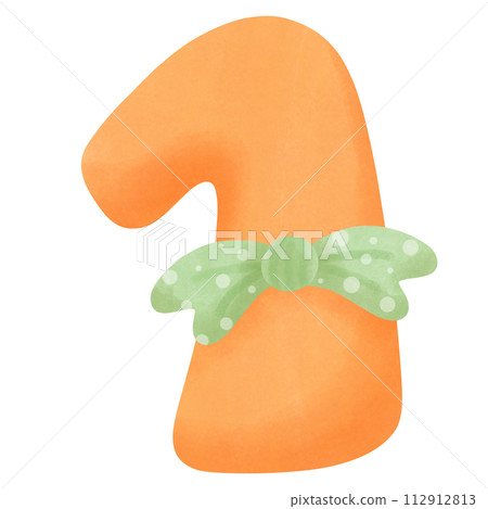 Ribbon with Number 1 112912813