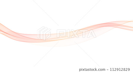 彩色波浪背景線白色背景背景用於演示等。 112912829