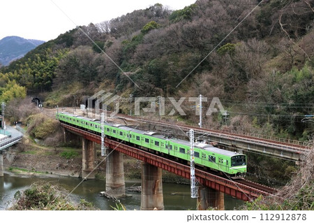 [JR西日本]系列201（大和線：高田～片上河內/第六大和河大橋） 112912878