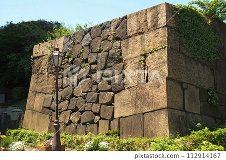 舊江戶城牛込門蹟的石牆[東京都千代田區] 112914167