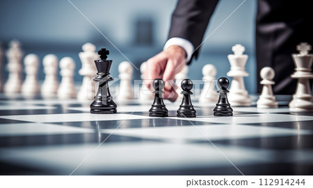 Captain strategizing for upcoming sports or business event.AI Generated 112914244