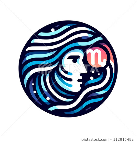 Constellation motif icon Virgo1 Constellation motif icon Virgo1 112915492