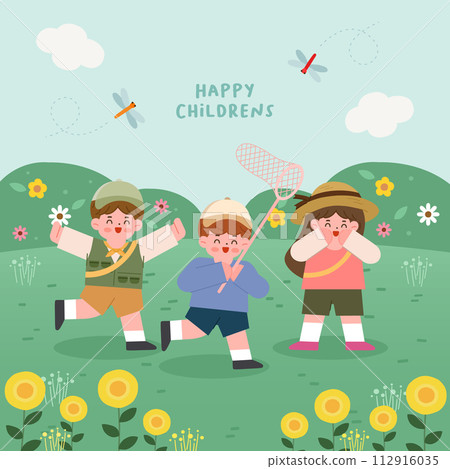 Illustration for educational activities with friends 112916035