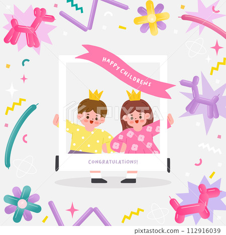 Illustration for educational activities with friends 112916039