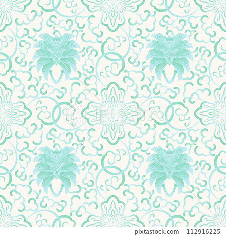 Oriental arabesque background pattern 1b 112916225