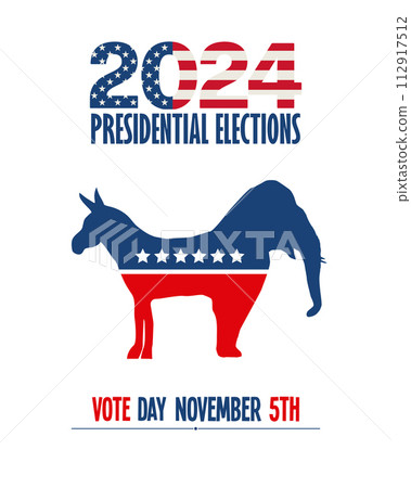 Presidential election vector template 112917512