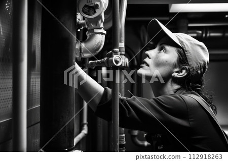 Celebrating labor day: powerful black and white image capturing the versatility of woman at work, showcasing their strength, dedication, and contributions across diverse professions and industries Celebrating labor day: powerful black and white image capturing the versatility of woman at work, showcasing their strength, dedication, and contributions across diverse professions and industries 112918263