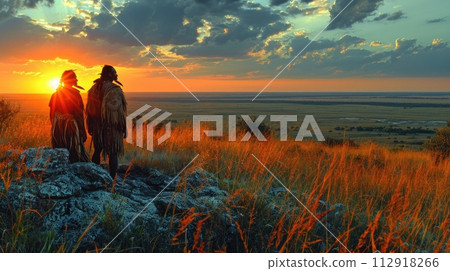 Natives aborigines: mesmerizing portrayal of indigenous cultures, traditions, heritage captured in evocative images, celebrating richness of ancient rituals, diverse lifestyles, tribal communities. Natives aborigines: mesmerizing portrayal of indigenous cultures, traditions, heritage captured in evocative images, celebrating richness of ancient rituals, diverse lifestyles, tribal communities. 112918266