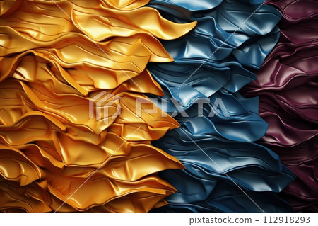 Alluring visual symphony unfolds in abstract composition, showcasing intricate pattern texture dance. Dynamic shapes vibrant colors create mesmerizing backdrop that adds touch of modern elegance. Alluring visual symphony unfolds in abstract composition, showcasing intricate pattern texture dance. Dynamic shapes vibrant colors create mesmerizing backdrop that adds touch of modern elegance. 112918293