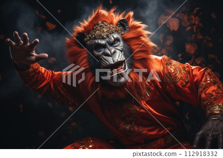 Indonesian celebrations lifestyle, hanuman jayanti: a vibrant cultural mosaic, traditions, rituals, and festive joy in a tapestry of diversity, music, dance, and familial harmony. 112918332